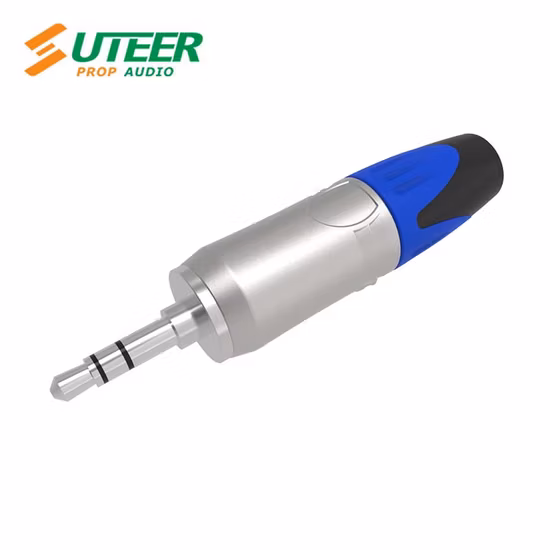 3.5 mm Mini Jack Headphone Plug Nickel Plated Shark Tyle