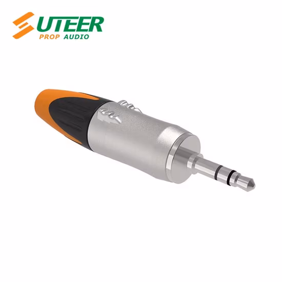 3.5 mm Mini Jack Headphone Plug Nickel Plated Shark Tyle