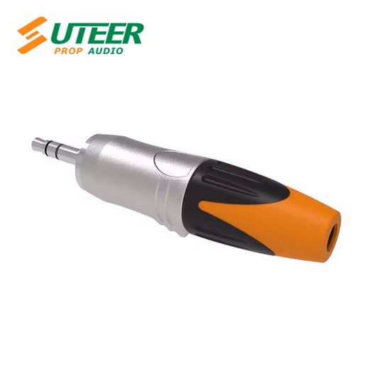3.5 mm Mini Jack Headphone Plug Nickel Plated Shark Tyle