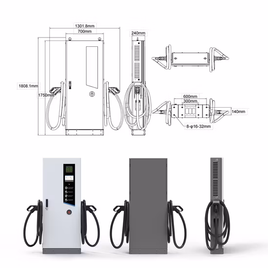 Soonplus 120kw 160kw DC Auto Elettrica EV Stazione di Ricarica Caricatore Chademo CCS Gbt Plug OEM Veicolo di Alimentazione